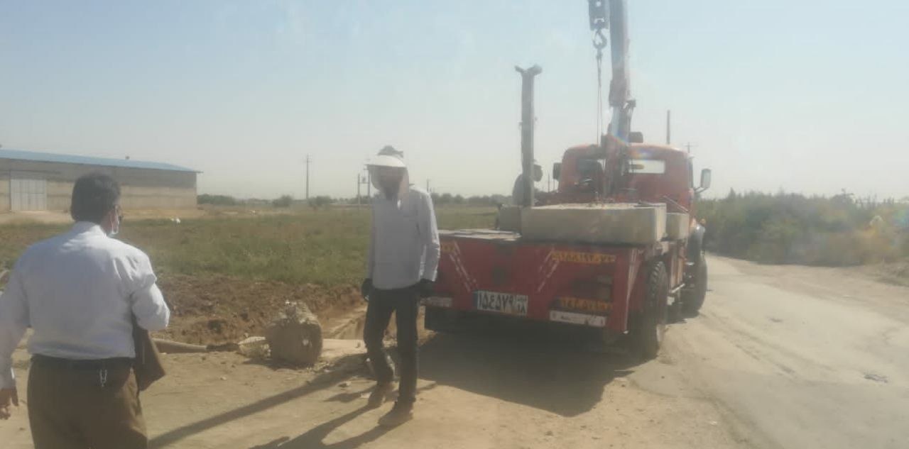 عملیات اجرایی پروژه دال گذاری کانال انتهای خیابان نهالستان