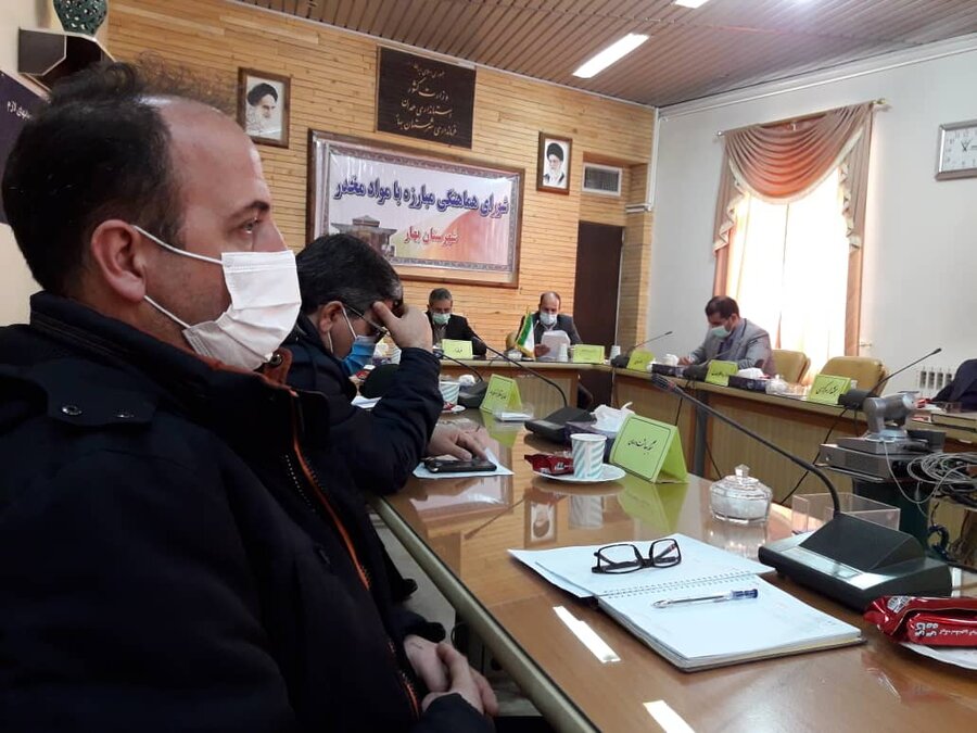 جلسه شورای هماهنگی مبارزه با مواد مخدر شهرستان