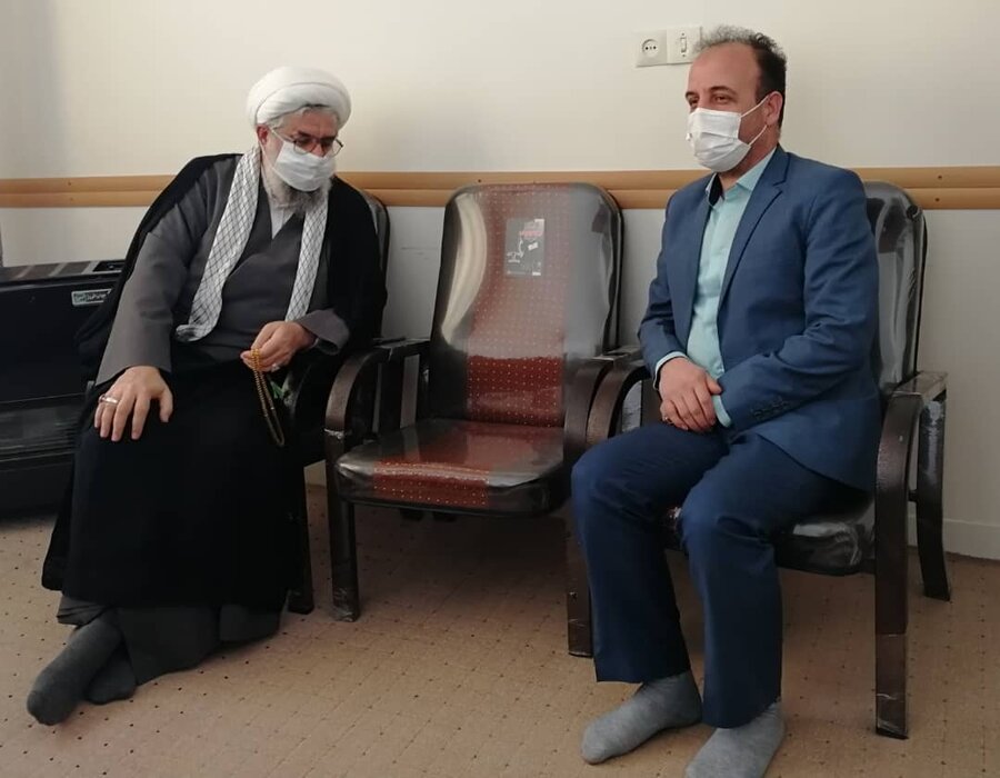 بهار| دیدار با امام جمعه شهرستان به مناسبت هفته افراد دارای معلولیت