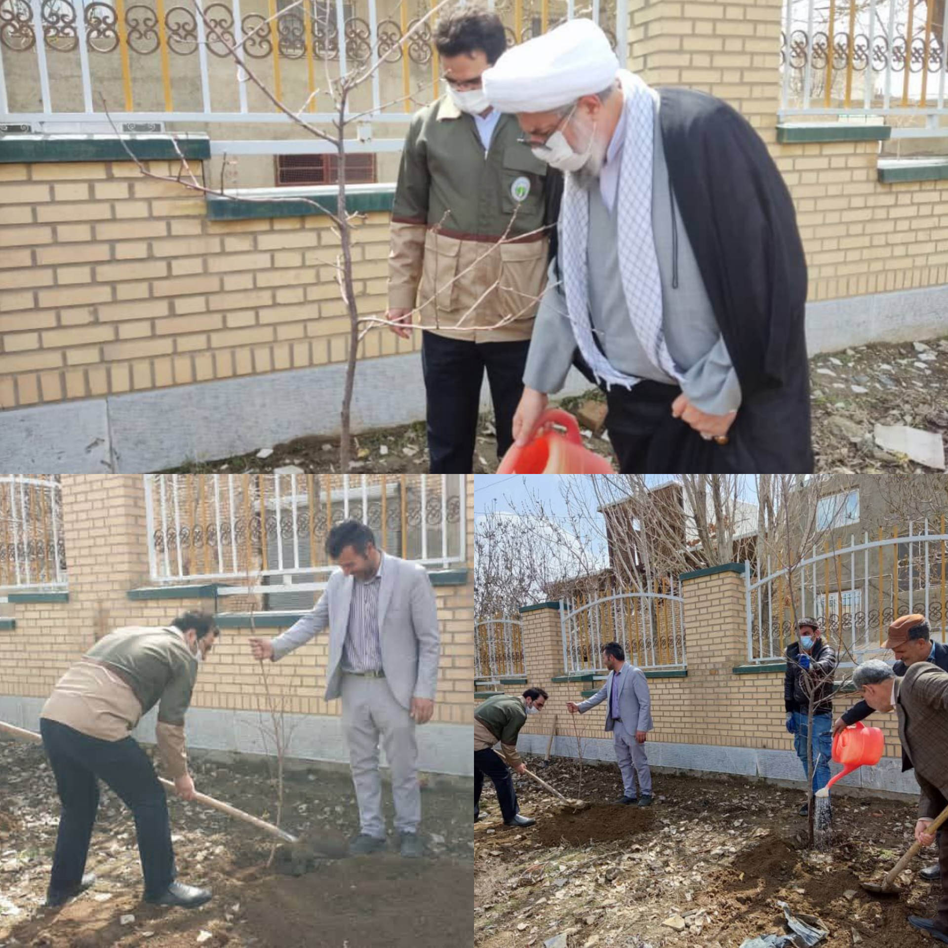 ️کاشت نهال در مصلای شهر بهار