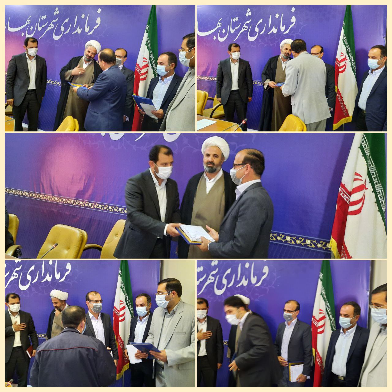 اهدا حکم انتصاب مسول کمیته کارگروه فضای مجازی و رسانه ای شورای روابط عمومی های شهرستان بهار به مدیر روابط‌عمومی شهرداری لالجین