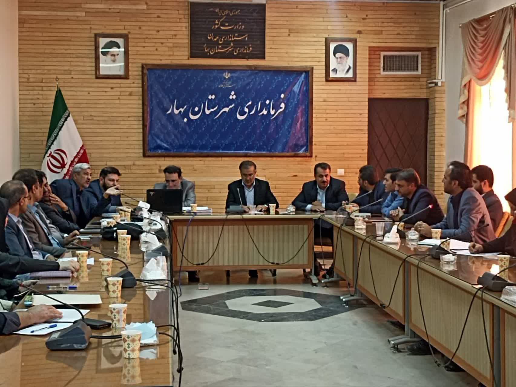 اعتبارات امسال شهرستان بهار ۷۹ میلیارد تومان است / رشد ۴۰ درصدی اعتبارات شهرستان بهار