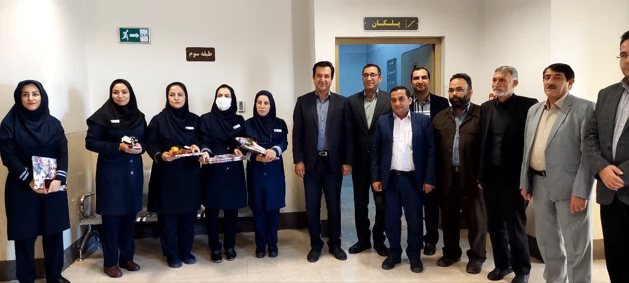 به مناسبت میلاد حضرت زینب کبری (س) و گرامیداشت مقام پرستار، شهردار بهار و اعضای شورای اسلامی شهر  بهار  با حضور در بیمارستان آیت الله بهاری (ره) از پرستاران این بیمارستان تقدیرکردند