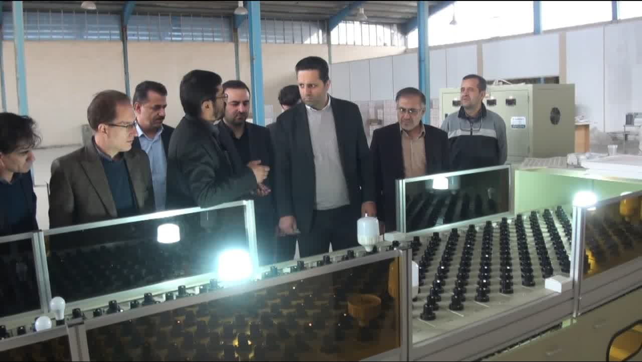 بازدید از چند واحد تولیدی در شهرک صنعتی بهاران