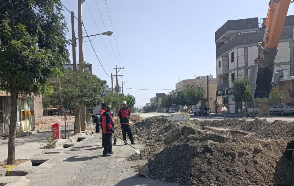 پیشرفت ۳۰ درصدی پوشش شبکه جمع آوری فاضلاب صالح آباد