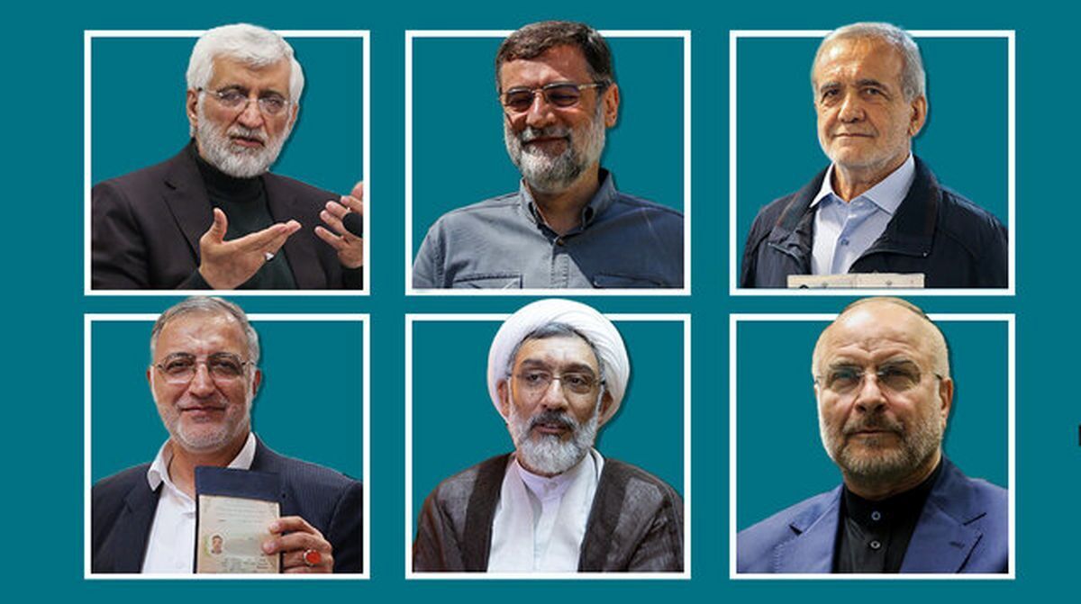 مناظره اول؛ بدون برنده، بدون پدیده /پزشکیان در دام زاکانی و قاضی‌زاده نیفتاد /جلیلی «سایه‌نشین بود»، قالیباف «متفاوت» /پورمحمدی سخنور بود اما...