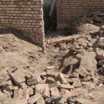 رهاسازی پیکر فرد جوان مصدوم در اثر ریزش آوار توسط امدادگران آتش نشانی