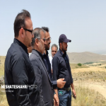بازدید از دو پروژه آب بند در روستای حسین آباد عاشوری و فسیجان