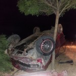 واژگونی یک دستگاه پراید در محور همدان به کرمانشاه ورودی روستای آب باریک