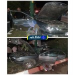 برخورد خودرو پژو پارس با تیر برق بلوار کشاورز شهر بهار با دو مصدوم و یک کشته