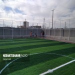 زمین چمن مصنوعی آموزشگاهی روستای کریم آباد و بهادر بیگ به بهره‌برداری رسید