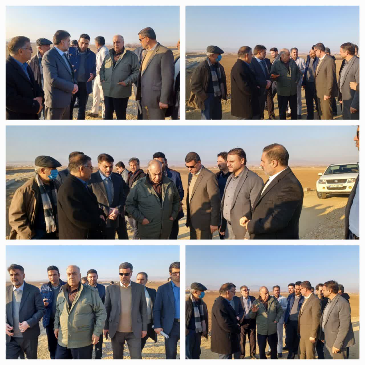بازدید میدانی معاون وزیر راه و شهرسازی از محور همدان_بهار_گل‌تپه_علیصدر و پروژه کنار گذر غربی