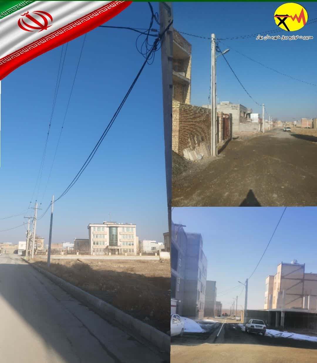 افتتاح پروژه احداث شبکه ۴۰۰ ولت  کابل خودنگهدار به متراژ یک کیلومتر با اعتباری بالغ بر ۸ میلیارد ریال