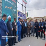 بازدید از پروژه ملی خیری ۱۲ کلاسه حاج خیرالله اسدی/ آغاز پروژه خط انتقال فاضلاب شهر لالجین