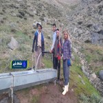نصب دو دستگاه آبشخوار فلزی در مراتع روستای حیدره قاضی خان به مناسبت روز ملی مرتع و مرتعداری