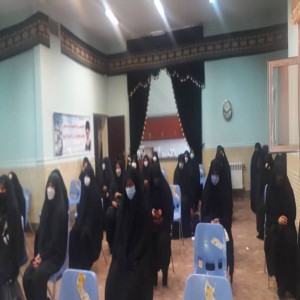 آئین آغاز سال تحصیلی جدید حوزه علمیه  صدیقه کبری (س) شهرستان بهار ، همزمان با فرارسیدن اربعین حسینی و گرامیداشت هفته دفاع مقدس