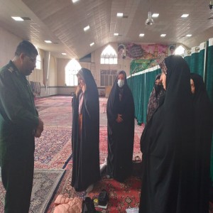 گرد همایی حلقه شجره طیبه میقات صالحین بسيج شهرستان بهار در مصلی امام خمینی شهر بهار