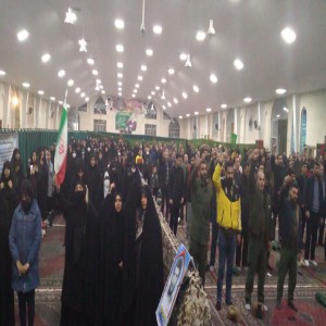 مراسم وداع با شهدا در مصلی بهار