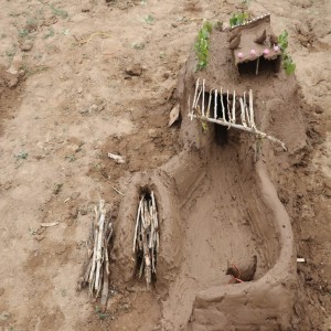 گزارش تصویری از جشنواره سازه های گلی بر پایه خانه های روستایی در حسام آباد