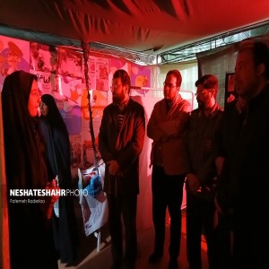آئین افتتاحیه نمایشگاه مدرسه انقلاب دبیرستان دخترانه محبی شهر بهار