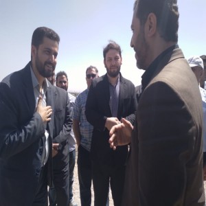 بازدید فرماندار بهار از پروژه های عمرانی روستای حسام آباد