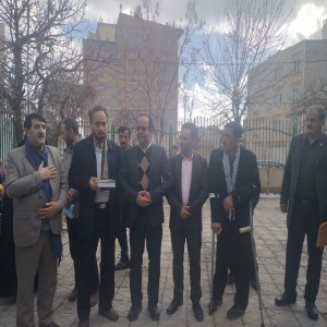 گزارش تصویری از اعزام ۴۴ نفر از زائر اولی های بهزیستی شهرستان بهار به مشهد مقدس