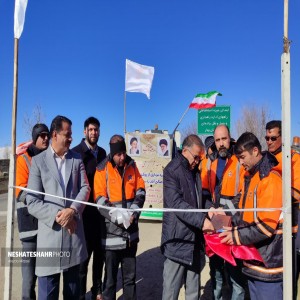 گزارش تصویری از افتتاح پروژه در هفتمین روز از دهه فجر در بخش صالح آباد