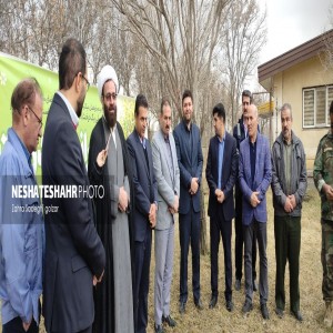 گزارش تصویری از کاشت ۱۰۰ اصله نهال در کارخانه نشاسته الوند به همت اداره منابع طبیعی شهرستان بهار