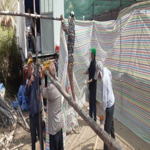 تصاویری از موکب آیت الله بهاری مستقر در کربلا و آماده سازی محیط برای استقبال از زائرین
