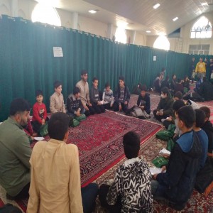 گرد همایی حلقه شجره طیبه میقات صالحین بسيج شهرستان بهار در مصلی امام خمینی شهر بهار