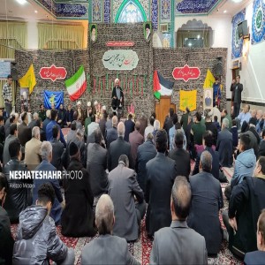 مراسم چهاردهمین یادواره ۴۴ شهید مسجد النبی در مسجد النبی(ص) بهار برگزار شد