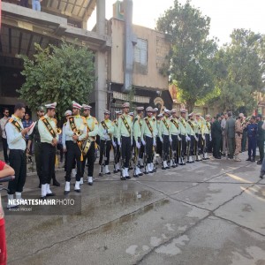 گزارش تصویری از تشییع پیکر مطهر سه شهید حادثه تروریستی در شهر بهار