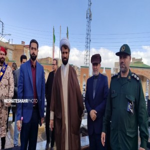 گزارش تصویری از غبارروبی مزار شهدا به مناسبت هفته بسیج