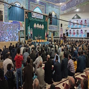 گزارش تصویری از مراسم یادواره ۱۱۰ شهید والامقام شهر لالجین و بزرگداشت شهدای امنیت، هم زمان با سالگرد شهادت سردار حاج قاسم سلیمانی