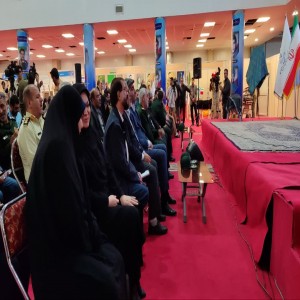 افتتاحیه دوازدهمین نمایشگاه ملی کتاب قدس و مقاومت در سالن نمایشگاه بین الملی فرودگاه همدان