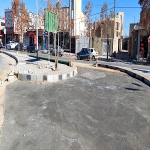اتمام عملیات اصلاح، زیرسازی و بتن ریزی ابتدای بلوار شهید بهشتی (ایجاد دور برگردان جدید) توسط واحد عمرانی شهرداری بهار