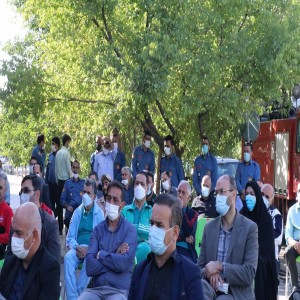 گزارش تصویری از مراسم گرامیداشت روز آتش نشان
