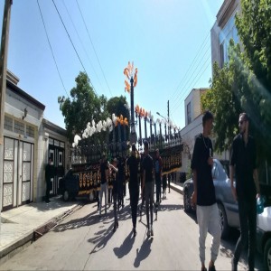 مراسم عزاداری روز عاشورا در بهار