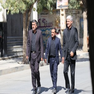 پیاده روی جاماندگان اربعین در شهر بهار