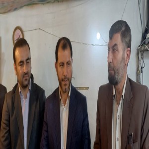 بازدید فرماندار بهار و مدیر کل نساجی و رئیس اداره صمت استان از روستای دستجرد