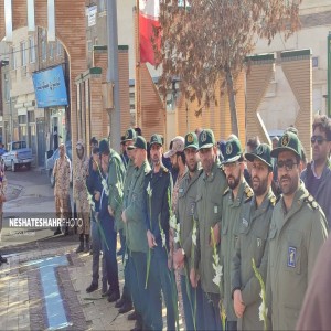 گزارش تصویری از غبارروبی مزار شهدا به مناسبت هفته بسیج