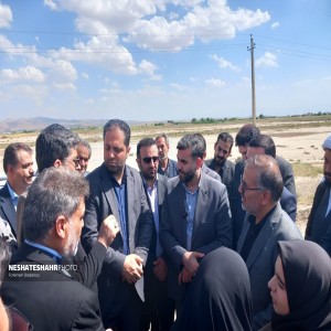 گزارش تصویری از بازدید معاون وزیر صمت از محدوده ناحیه صنعتی شوریجات و ترشیجات مهاجران و شهرک‌های صنعتی شهر لالجین
