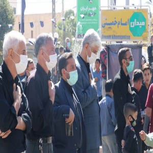 گزارش تصویری از مراسم عزاداری جاماندگان پیاده روی اربعین در شهر بهار