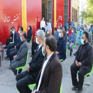 گزارش تصویری از مراسم گرامیداشت روز آتش نشان