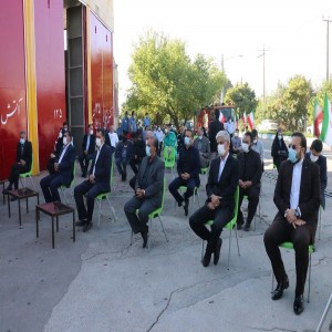 گزارش تصویری از مراسم گرامیداشت روز آتش نشان