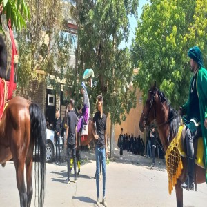 مراسم عزاداری روز عاشورا در بهار