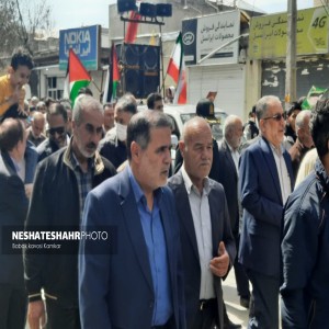 گزارش تصویری از برگزاری راهپیمایی روز جهانی قدس در شهر بهار