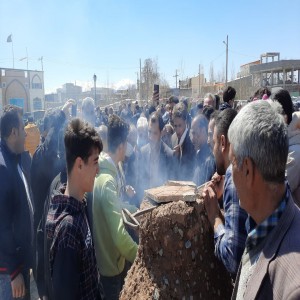 گزارش تصویری از برگزاری جشنواره کوره سیب زمینی در روستای حسام آباد شهرستان بهار