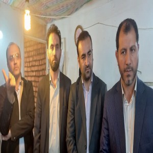 بازدید فرماندار بهار و مدیر کل نساجی و رئیس اداره صمت استان از روستای دستجرد