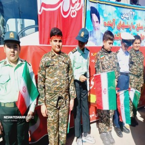 گزارش تصویری از شکوه حضور مردم بهار در راهپیمایی ۲۲ بهمن (بخش چهارم)